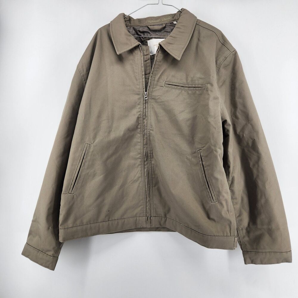 Jack‎ & Jones Dark Beige XXL Jornorrebro Worker Jacket NWT